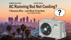 AC Running But Not Cooling 7 Reasons Why — and What To Do Next (Los Angeles Guide)