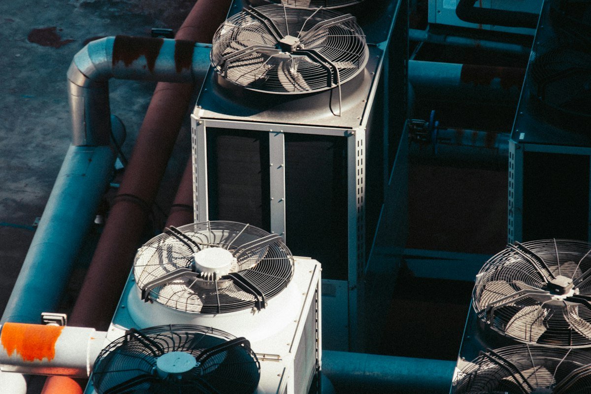Multiple residential AC condenser units for DIY maintenance inspection